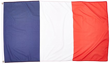 3ft x 5ft France Flag - Polyester - 3x5 French Flag Poly