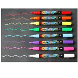 Ala Board Dry Erase Fine Tip Chalk Marker Fluorescent Set of 8