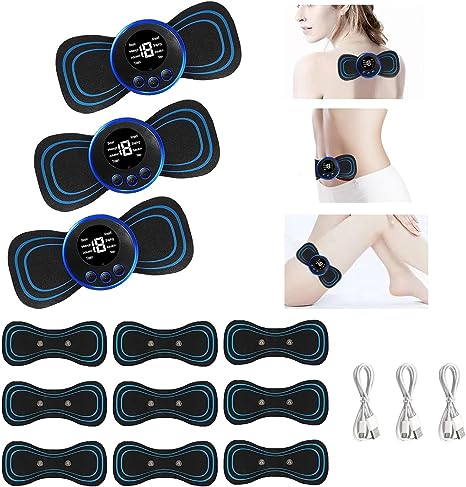 3Pcs Mini Neck Massager, Back Massager, Whole Body Massager - Perfect Gift for Pain Relief, Portable for Work, Study, or Travel.