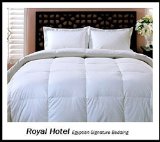 Royal Hotels King  California-King Size Down-Alternative Comforter - Duvet Insert 300-Thread-Count 100 Down Alternative Fill