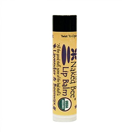 Lavender and Beeswax .15 oz Lip Balm USDA Organic