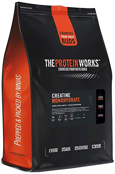 The Protein Works Creatine Monohydrate Powder, Berry Blitz, 500 g