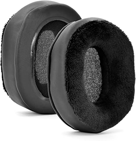 defean Velour and Protein Pu Earpads ▏Thicker Upgrade Quality Earpads - Replacement Ear Cushion Compatible with ATH-M50x M50 M40 M40FS / Arctis 7 / Arctis 5 / Arctis Pro / MDR-7506 V6 Headphone