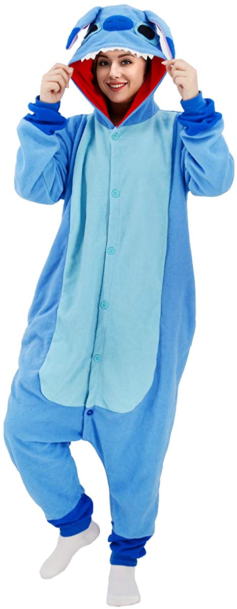 vavalad Adult Onesie Pajamas Cosplay Animal Christmas Sleepwear Jumpsuit Costume Women Men