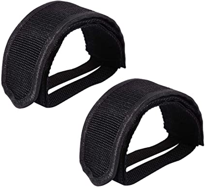 1 Pair Bicycle Fixed Strap Anti-Slip Double Adhesive Pedal Toe Clip Strap Belt Cycling Pedal Accessory