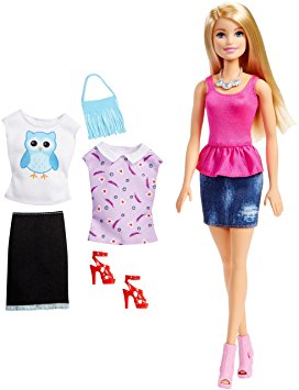 Barbie Doll and Fashions - Skirt Set