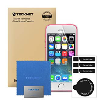 iPhone SE/5C/5S/5 Screen Protector, TeckNet [3-Pack] Ultra Clear High Response 4H Hardness HD Screen Protector Film For Apple iPhone SE/5C/5S/5