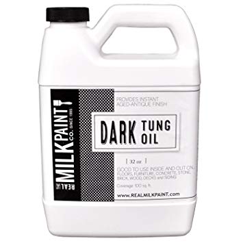 Real Milk Paint Dark Raw Tung Oil - 32 oz.