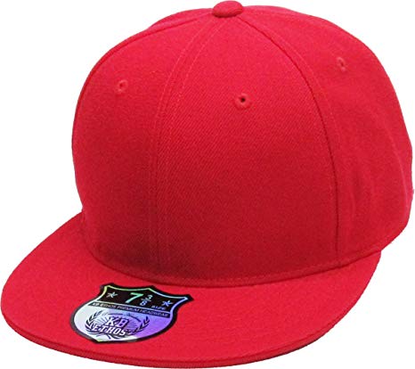 KBETHOS The Real Original Fitted Flat-Bill Hats True-Fit, 9 Sizes & 20 Colors