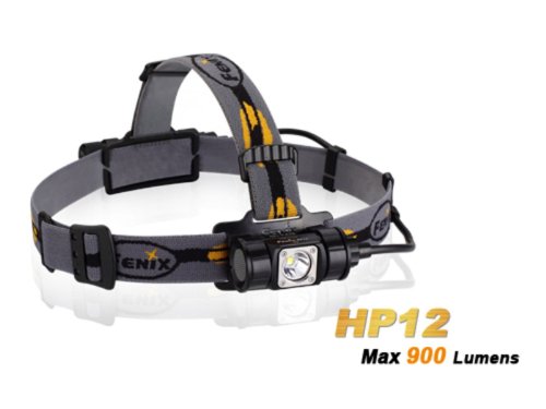 Fenix HP12 Waterproof Headlamp 900 Lumens Black