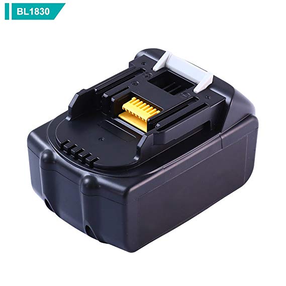 3000mAh for Makita 18v Battery LXT Lithium-Ion Replacement BL1850 BL1840 BL1845 BL1830 LXT400 Cordless Power Tools Batteries(1-Pack)