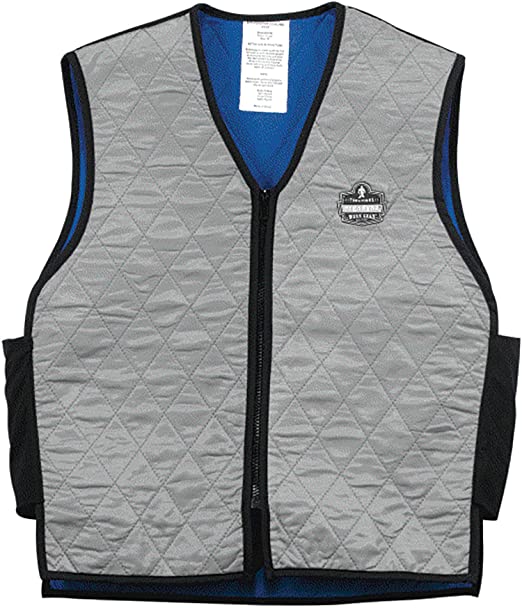 Ergodyne Chill-Its 6665 Evaporative Cooling Vest - Gray, Medium