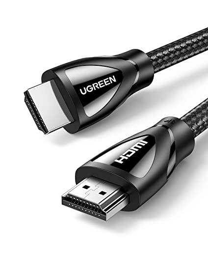 UGREEN HDMI 2.1 Kabel 8K HDMI Kabel 8K 60Hz 4K 120Hz HDR10 48Gbps eARC Dolby Vision UHD HDCP2.2 3D HDMI Kabel 2.1 kompatibel mit PS5, PS4 Pro, Receiver, Xbox S, OLED TV, Soundbar, Monitor usw.(2m)