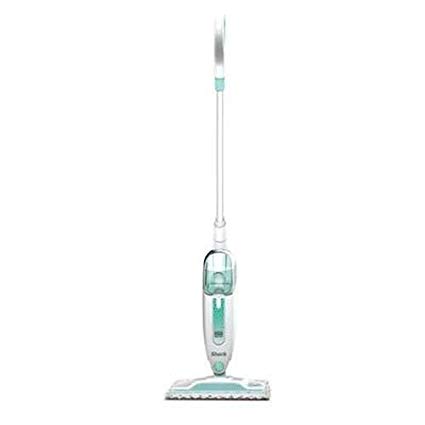 Shark Steam Mop in White and Seafoam