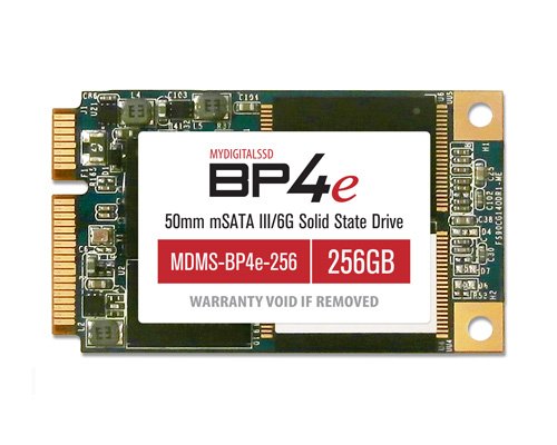 MyDigitalSSD 256GB 50mm BP4 Eco mSATA SSD SATA 6G - MDMS-BP4e-256