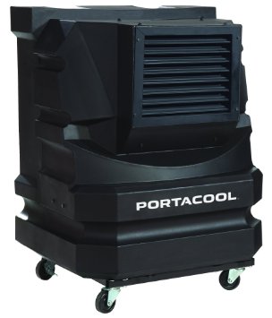 Portacool PAC2KCYC01 Cyclone 3000 Portable Evaporative Cooler with 700 Square Foot Cooling Capacity, Black