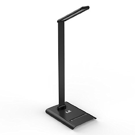 LE Folding Table Lamps 6W Dimmable LED Desk Lamps 7-Level Dimmer Touch Panel Daylight White Flexible Arm Reading Lamps Bedroom Lamps