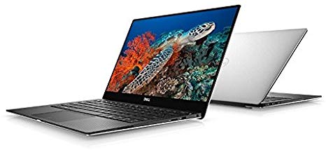 Brand New 2018 Dell XPS 9370 Laptop, 13.3" UHD (3840 x 2160) InfinityEdge Touch Display, 8th Gen Intel Core i7-8550U, 16GB RAM, 512 GB SSD, Fingerprint Reader, Windows 10 Professional, Silver