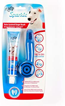 All for Paw Peanut Toothpaste Dental Care Kit for Dogs, Helps Reduce Tartar and Plaque Buildup