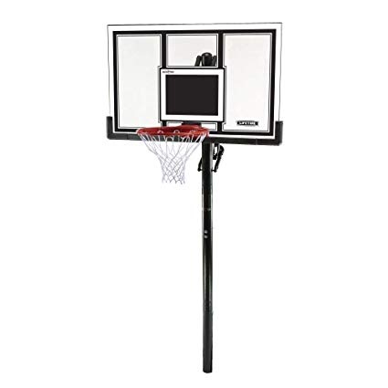 Lifetime Height Adjustable Basketball System, 54 inch Shatterproof Backboard