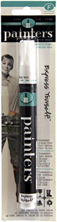 Elmer's Painters Opaque Paint Marker, Fine Tip, White (7332)