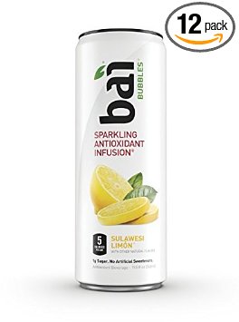 Bai Bubbles Sulawesi Limon, Antioxidant Infused Beverage, 11.5 Ounce (Pack of 12)