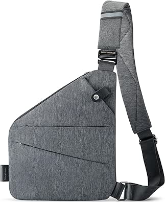 Anti Theft Crossbody Bag, Sling Chest Bags for Women Men, Should Bag Anti-theft Design for Travel, Sport, Work