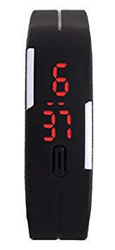 Felix Digital Black Dial LED Sports Unisex Watch- FT17