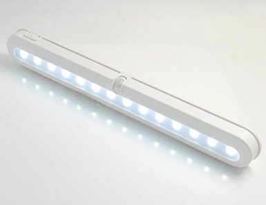  BLISS - Super Bright Under Cabinet Lighting 14 LED - Motion Activated Automatic Light Up, Battery Operated, Cool White