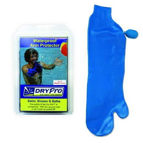 DryPro Waterproof Full Arm Cast Cover, Medium