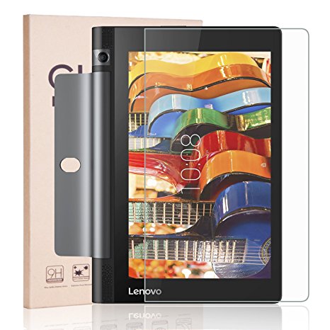 Lenovo YOGA Tab 3 8 Screen Protector, RBEIK Premium 9H Tempered Glass Screen Protector for Lenovo YOGA Tab 3 8 inch tablet with 9H Hardness, Anti-Scratch, Anti-Fingerprint, Bubble Free Feature