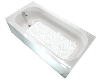 Gatorgrip Non Slip Bathtub Mat - No Suctions Cups - Peel and Stick - Adheres to the Bathtub WhiteWhite
