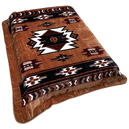 Southwest Native American Print Soft Blanket
