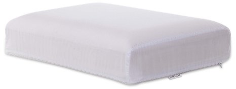 InteVision Gusseted Side Sleeper Memory Foam Pillow with Variable Height Adjustments and High Quality, 400 Thread Count, 100% Egyptian Cotton Cover