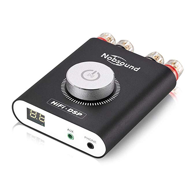 Nobsound NS-20G Mini Digital Power Amplifier Bluetooth Hifi Stereo Amp 100W 100W with power supply (Black)