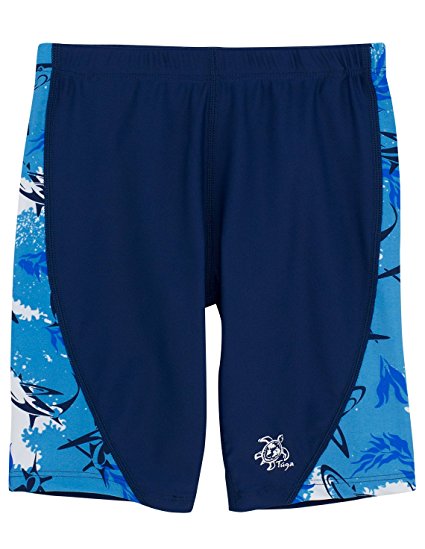 Tuga Boys Jammer Swim Short 2-14 Years, UPF 50  Sun Protection Swim Bottom