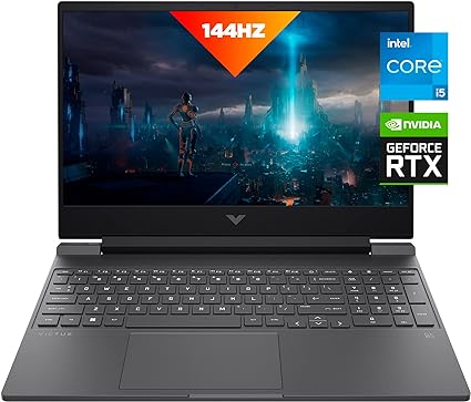 HP Victus 15-fa1010nr 15.6" FHD Gaming Laptop Intel Core i5-13500H 2.6GHz 16GB RAM 512GB SSD NVIDIA GeForce RTX 4050(6GB), Windows 11 Home (Renewed)