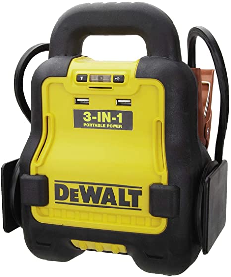 DEWALT DXAE20VBB Automotive Battery Booster and 12V Jump Starter with USB Power Station: Powered by Standard 20V MAX and FLEXVOLT Tool Batteries