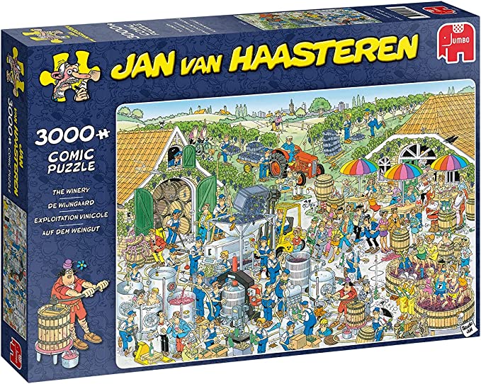 Jumbo, Jan Van Haasteren - The Winery, Jigsaw Puzzles for Adults, 3000 Piece