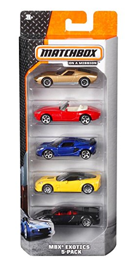 Matchbox 5-Pack Assortment (styles may vary)