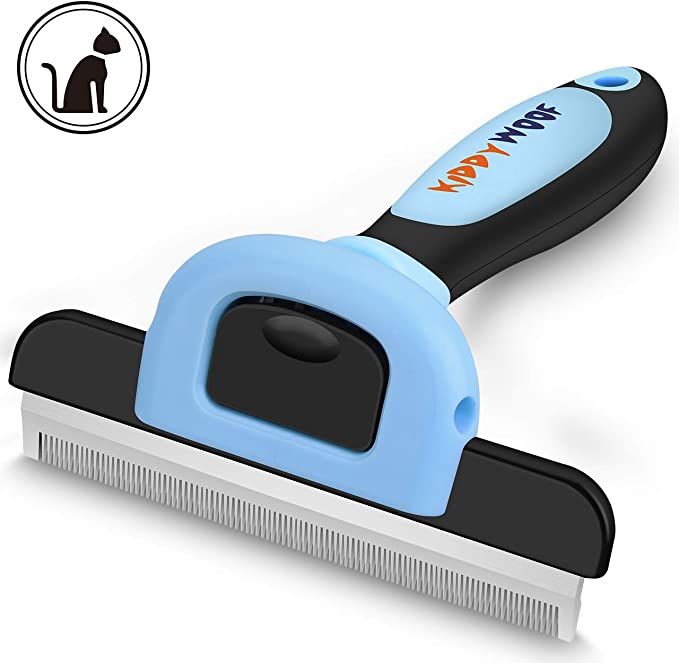 KiddyWoof Pet Grooming Brush-Professional Grooming Tool for Dog & Cat, Effectively Reduces Shedding by Up to 95% for Them, Perfect for Small and Large Pets