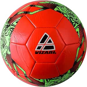 Vizari Toledo Soccer Ball for Outdoor Training and Fun Play | Two-Tone Football Soccer Ball in Sizes 3 4 and 5 for All Skill Levels and Ages | Best Soccer Ball for Kids Boys Girls Youth and Adults