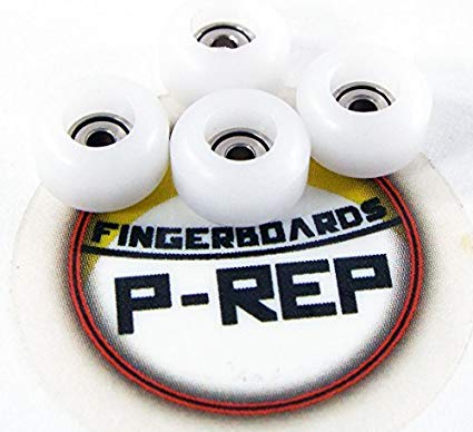 Peoples Republic P-REP Fingerboard CNC Lathed Bearing Wheels - White