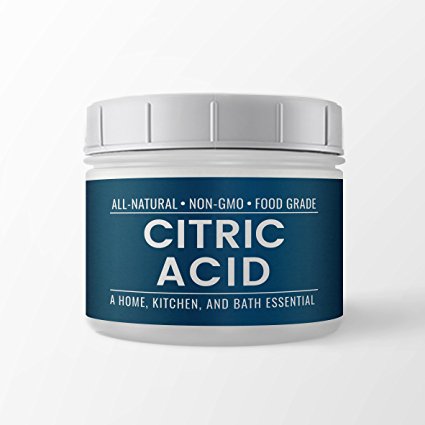 Citric Acid (2 lb (32 oz)) All-Natural, Highest Quality, Pure, Food Grade, Non-GMO, Chemical Free, Resealable Plastic Container