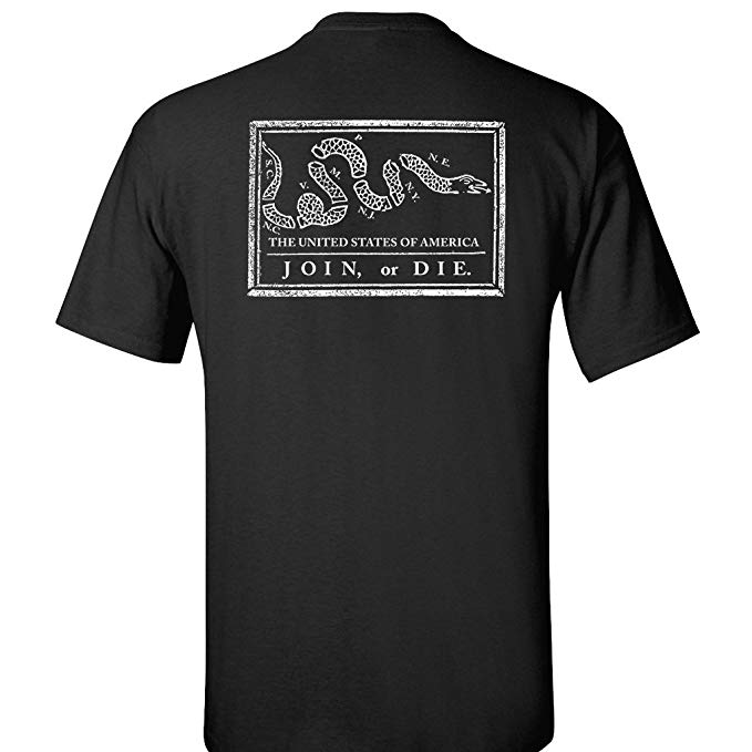 Gadsden and Culpeper "Join Or Die T-Shirt