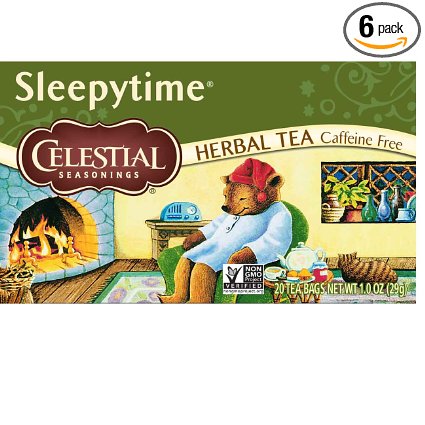 Celestial Seasonings Sleepytime Herbal Tea, 20 Count (Pack of 6)