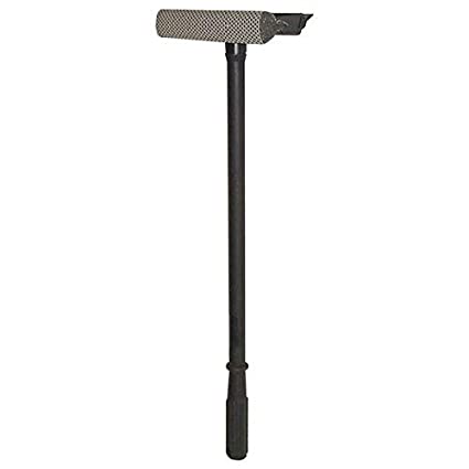 MALLORY Black 8" Plastic Window Washer and Squeegee, Length: 20 in