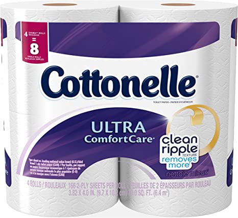 Cottonelle Ultra Comfort Care Toilet Paper, Double Roll Economy Plus Pack, 32 Count