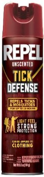 Repel HG-94138 Tick Defense Unscented Aerosol-6.5 ounce