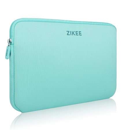 Zikee 17-17.3 Inch Water Resistant Light Laptop Sleeve Protective Case Cover Carrying Bag, Thickness: 0.55cm (Black, Blue, Gray, Green, Purple, Pink, Chevron Green Available)